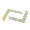 Sourcingmap Picture Frame L Shape Angle Bracket Flat Plate Fastener Bronze Tone 10pcs