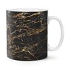 Black Gold 2 Marble Effect 10oz Mug Cup