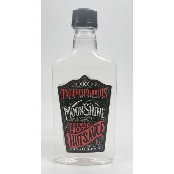 Fairhope Favorites Moonshine Hot Sauce (Extra Hot, 12 oz Plastic)