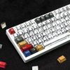 136 Keys Comic Key Cap PBT Sublimation Process Cherry Profile Key Cap for Cherry MX Gateron Switch Mechanical Keyboard (Color)