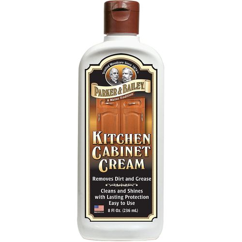 PARKER & BAILEY KITCHEN CABINET CREAM - Multisurface Wood Cleaner And Polish Furniture Quick Shine Restorer Protector Surface, House Cleaning Supplies Home Improvement 8oz