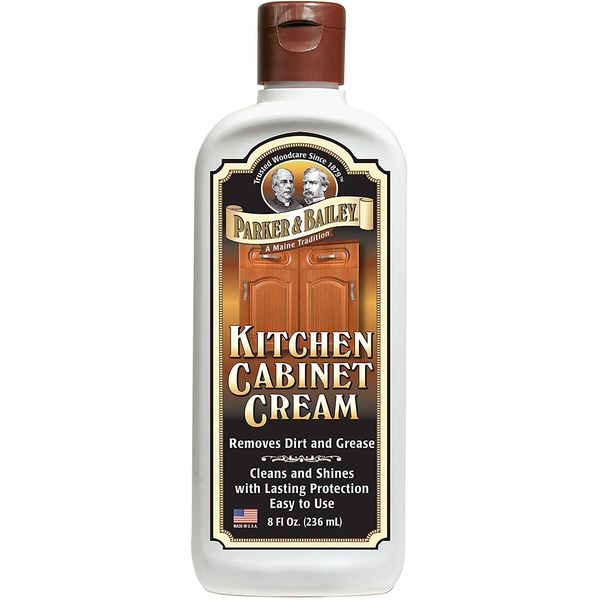 PARKER & BAILEY KITCHEN CABINET CREAM - Multisurface Wood Cleaner And Polish Furniture Quick Shine Restorer Protector Surface, House Cleaning Supplies Home Improvement 8oz