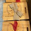 10pc Thick 15x11" Bulk Bamboo Serving Tray Charcuterie Platter Cutting Board Set