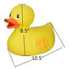 Jumbo Yellow Rubber Ducky (10.5") Makes Noise When Squeezed! Has Open Beak