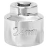 24mm - 38mm Oil Filter Cap Wrench Socket Remover Tool Set W/Case 3/8" Drive