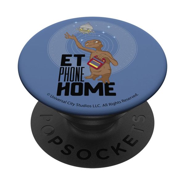 E.T Phone Home Cartoon Text PopSockets Standard PopGrip
