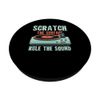 Scratch The Surface Rule The Sound Equaliser Vinyl DJ PopSockets with Interchangeable PopGrip
