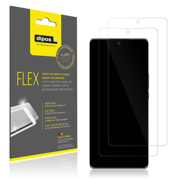 2x Screen Protector for HONOR Magic 5 Lite Protective Film covers 100% dipos