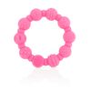 Nuby 100% Silicone Teether Ring, 3 Months + Colors May Vary