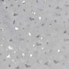 Basic Sense Small Triangle Silver Foil Print Scarf, Light Grey