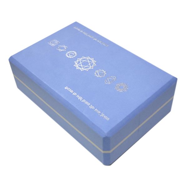 Yoga Block - Support for Yoga, Latex-Free EVA Foam Soft Non-slip Surface Pilates Meditation, One, Blue