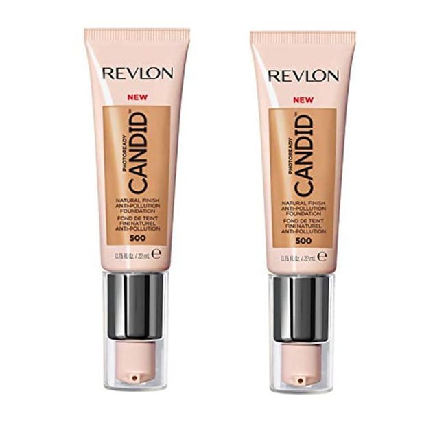 REVLON Pack of 2 Revlon PhotoReady Candid Natural Finish Foundation, Almond 500