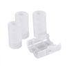 AA to Size C Battery Adapters Holder Switcher Converter Cases Box White 4 Pack Output Case Box Parallel Serial