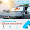 Front Windshield & Sides SunShade Visor Cover SET For Hummer EV 2022-2025 5PCS