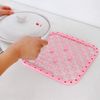Kitchen Sink Mat, PP Plastic Large Sink Protector Mat Practical Drainer Mat Regular Dish Draining Mat Non-Slip Mat, Green
