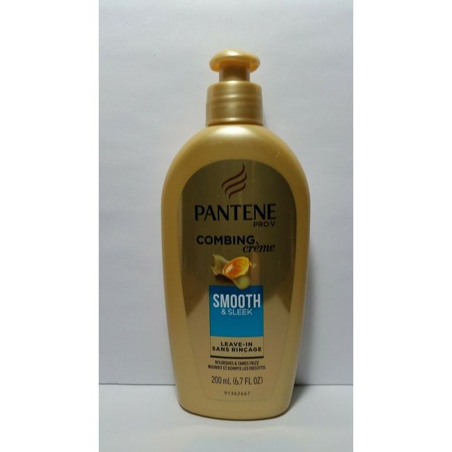 Pantene Smooth & Sleek Combing Creme 1 Bottle Cream Tames Frizz DISCONTINUED