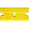 miniscraper 1 Pack (100pcs) 2X-Plus Double Edged Plastic Razor Blades with a Thicker and Thinner Edges