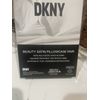 DKNY King Satin Pair Black Pillowcases. Brand New!