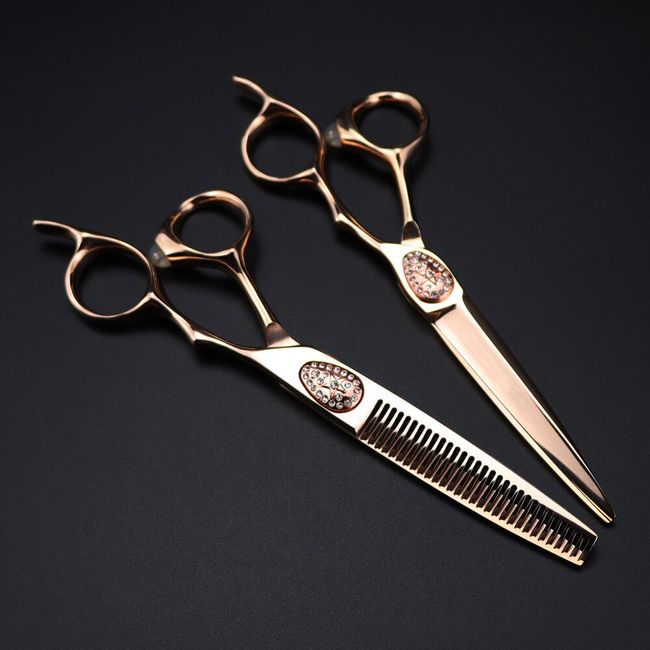 Professional JP 440c 6 '' Upscale scissor Skull handle hair