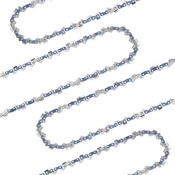 4 Pack 18 Inch Chainsaw Chain 3/8" LP Pitch .050'' Gauge 62 Drive Links Fits Poulan, Craftsman, Echo, Homelite and more