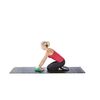FitBALL Seating Wedge Encourages Proper Alignment and Posture Correction While Seating - Lumbar Support - Junior - 10in - Green