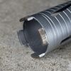 Mexco DCX90 Slotted Dry Core Drill, High-Performance Diamond Core for Drilling Masonry Materials - 65mm