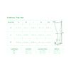 Exo Strong Compression Stocking Thigh High M Average Beige 20-30 Open Toe Silicone