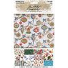 Tim Holtz - Advantus TH94011 Worn Wallpaper, Christmas, 12 Designs/2 Each
