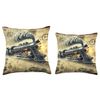 Steam Engine Train: Iron Horse Innovation Throw Pillow