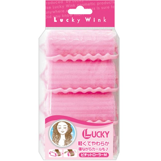 Lucky Trendy Co., Ltd. Pichit Roller M size 4 pieces &lt;Hair Curler&gt;<br> [Separate shipping required for Hokkaido and Okinawa]