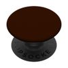 Deep Chocolate Brown Dark Brown Color Solid Hue Plain PopSockets PopGrip: Swappable Grip for Phones & Tablets