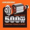 JORGENSEN 4 Amp Oscillating Tool 5°Oscillation Angle Multi-Tool Saw Kit 7-speed