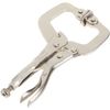 Visegrip 4sp Locking C Clamp 4in - Swivel Pad