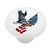 Eagle Carrying Flag Ceramic Drawer Knob