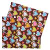 2 Pack Hearts On Chocolate Microfibre Glasses Lens Cleaning Cloth