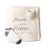 BOXED GIFT SET-HEAVEN IN OUR HOME (BLANKET  CANDLE