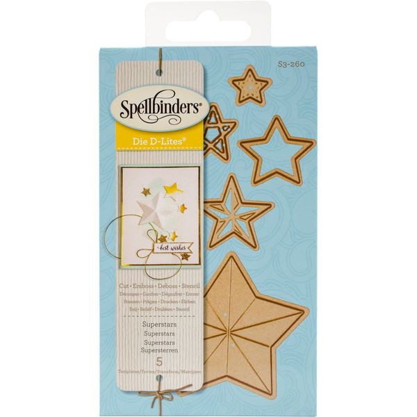 Spellbinders Superstars D-Lites Die, Brown