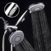 Hotel Spa 30-Setting Ultra-Luxury Spiral 3-Way Combo with Pause Switch/Chrome