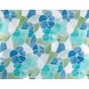 d-c-fix Window Privacy Film Lisboa Blue Stained Glass Self-Adhesive Two Way Day and Night Decorative Vinyl Covering for Home Door Bathroom Decal Sticker 17.7" x 78.7"