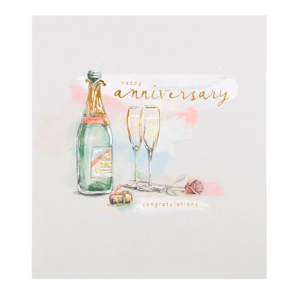 Hallmark Anniversary Card "Congratulations" - Medium [Old Model]