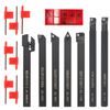 21PCS Lathe Turning Tool Kit Carbide Inserts Metal Lathe Tool Holders Boring Bar