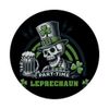 St. Patrick's Day Part-Time Leprechaun Skelett PopSockets Klebender PopGrip