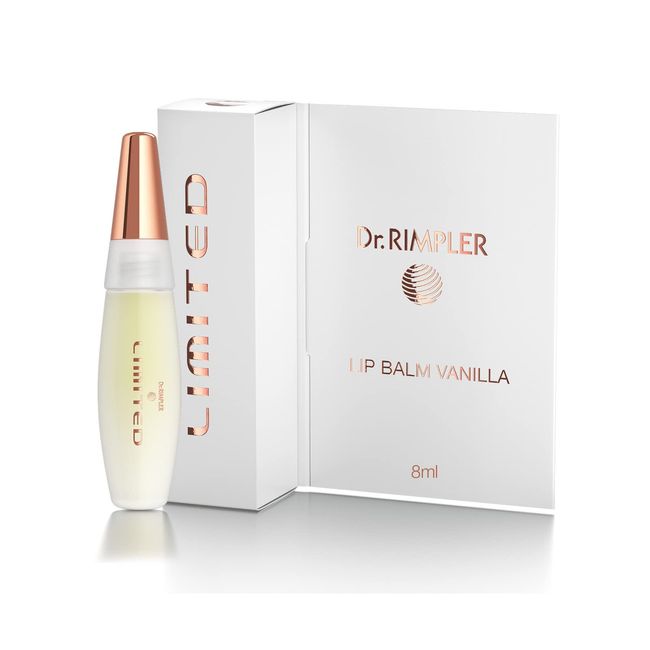 Dr.RIMPLER "LIMITED Lip Balm Vanilla" für geschmeidige, zartglänzende und perfekt gepflegte Lippen, welche nach Vanille schmecken