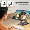 Ergonomic Foldable Laptop Riser Holder Stand Adjustable w/ 360° Rotating Bracket