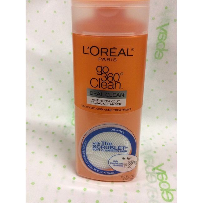 L'Oreal Paris Go 360 Clean, Anti-Breakout Facial Cleanser for Acne Prone Skin