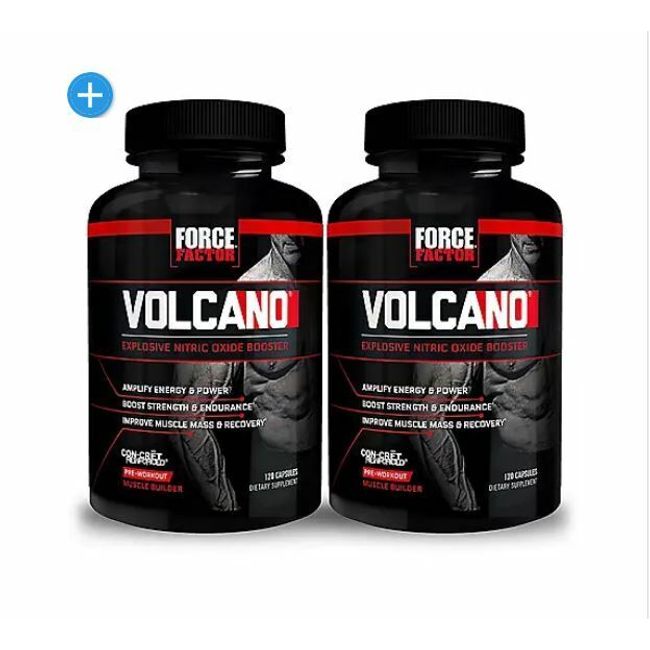 Force Factor VolcaNO Nitric Oxide Booster (120 ct., 2 pk.)