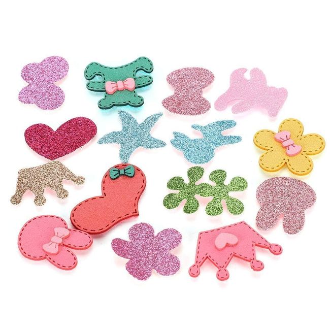 Hair Stickers, 10/15 pcs Hair Patch Girls Hair Pad Hair Holder Grips Women Girls Ladies Hair Bang Patch Hair Fringe Stickers Hair Bang Patch Clip Barrettes Hair Pads Hair Styling Clips (15 Pack)