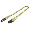 Flat Eye Web Sling 1" x 2' Reinforced Tow Pull Strap 2-ply Overhead Lifting Poly