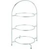 Chrome 3 Tier Cake Plate Stand 17" (43cm) - Pack Size: Single