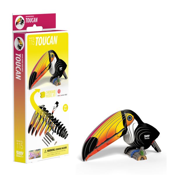 Eugy 3D Model 115 Toucan